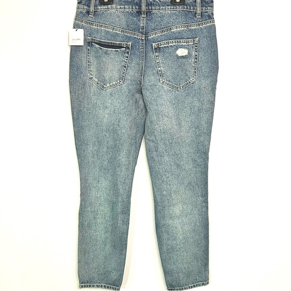 AFRM Distressed High Rise Button Fly Jeans Size 27 NWT - Picture 8 of 16